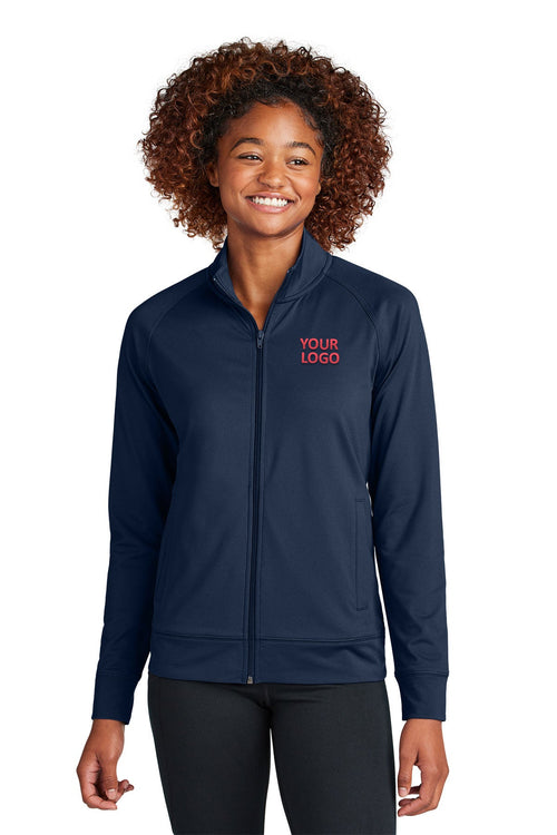 Sport-Tek Custom Sport-Wick Stretch Cadet Jackets, True Navy