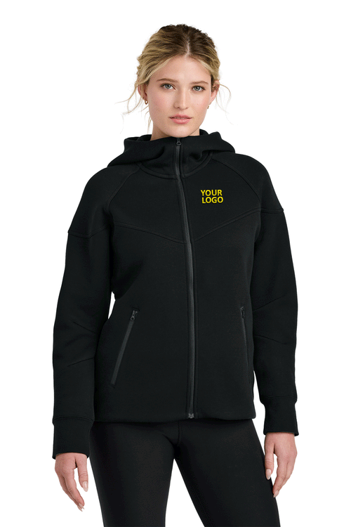 Nike Tech Fleece Full-Zip Custom Hoodies, Black