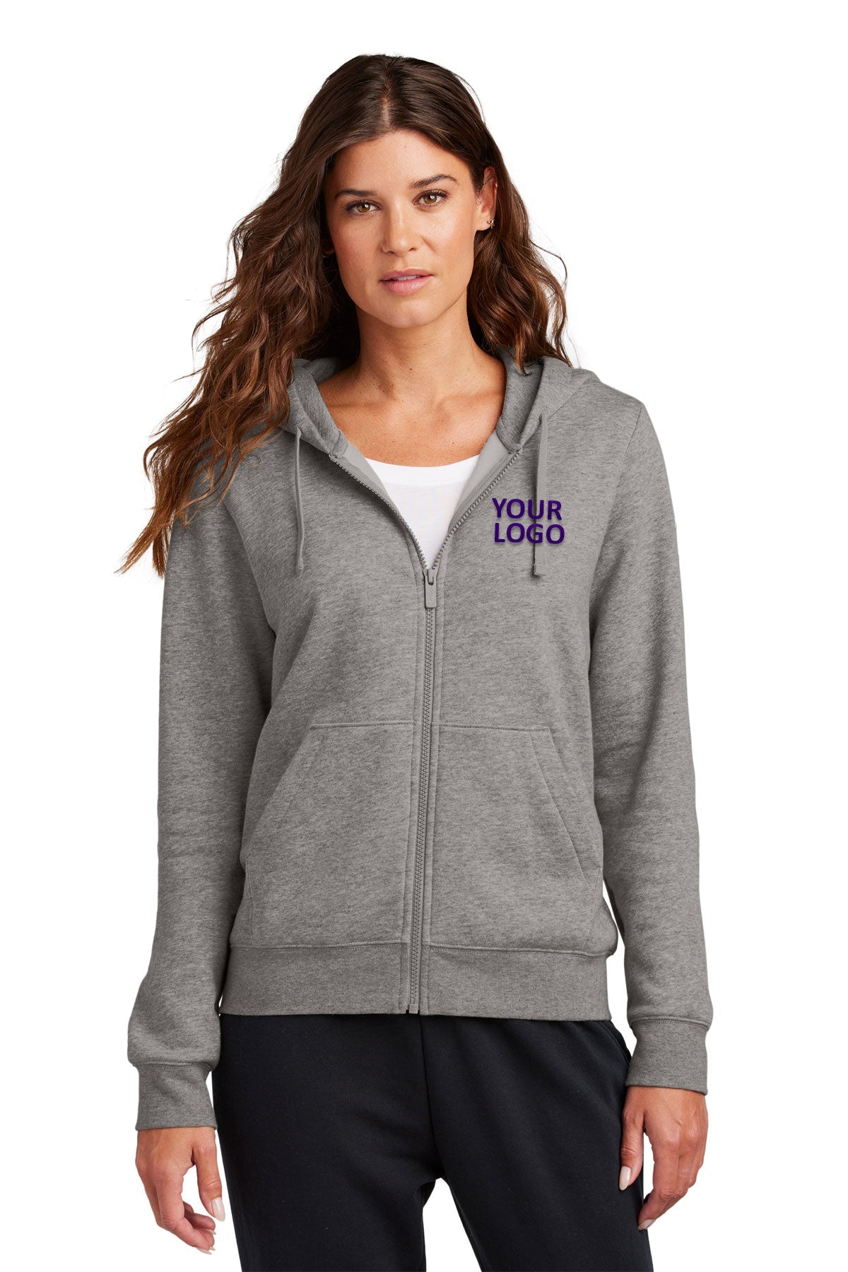 Nike Charcoal Heather NKFD9890 custom sweatshirts with logo