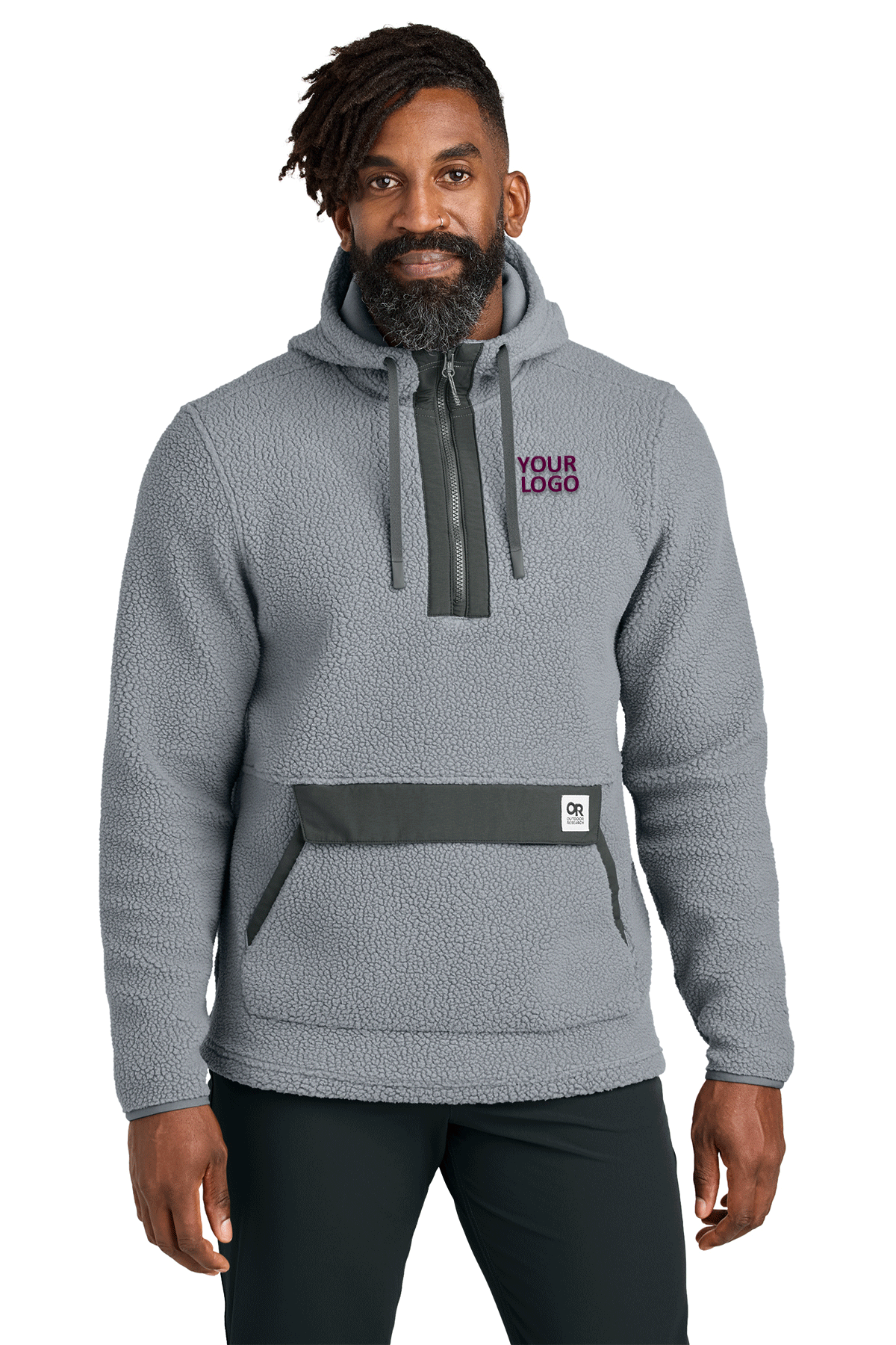 Outdoor Research Grey OR322269 custom sweatshirts with logo