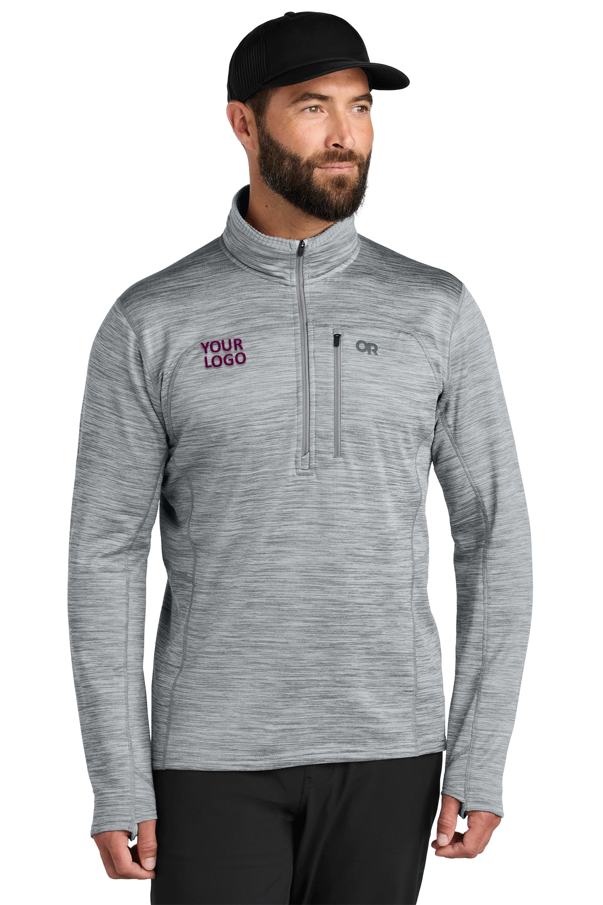 Outdoor Research Grey Heather OR322267 custom logo sweatshirts