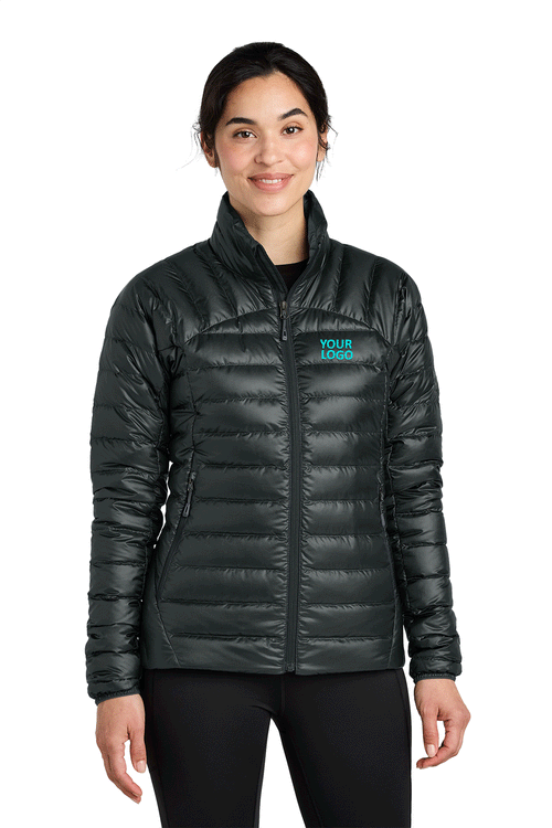 Outdoor Research 800 Tech Down Custom Jackets, Black
