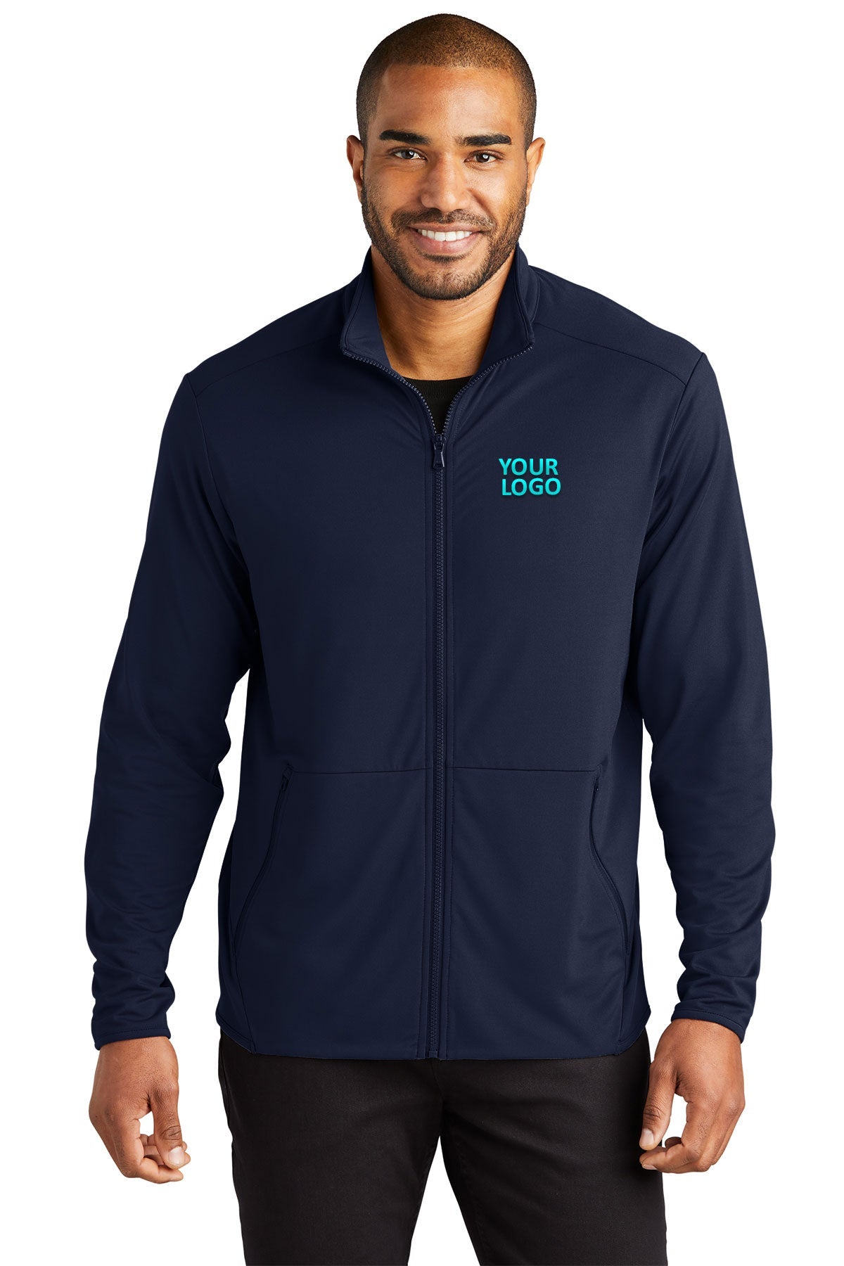Port Authority Navy K595 company embroidered jackets