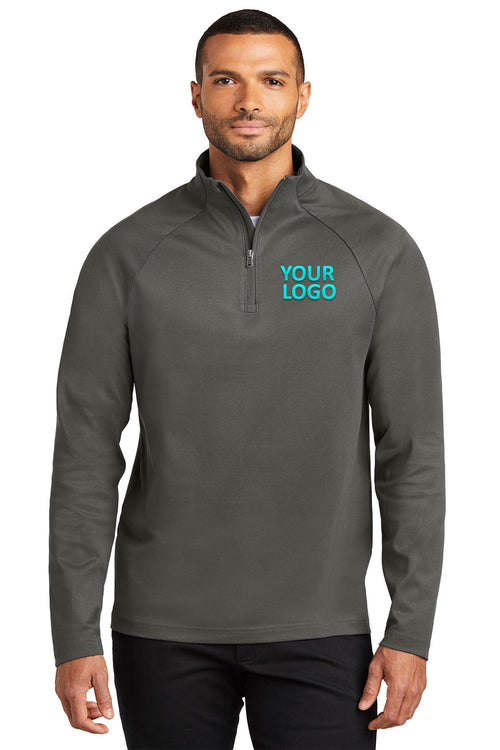 Port Authority Ladies C-Free Cypress 1/4-Zip, Grey Steel [Milford Mining Company Utah]