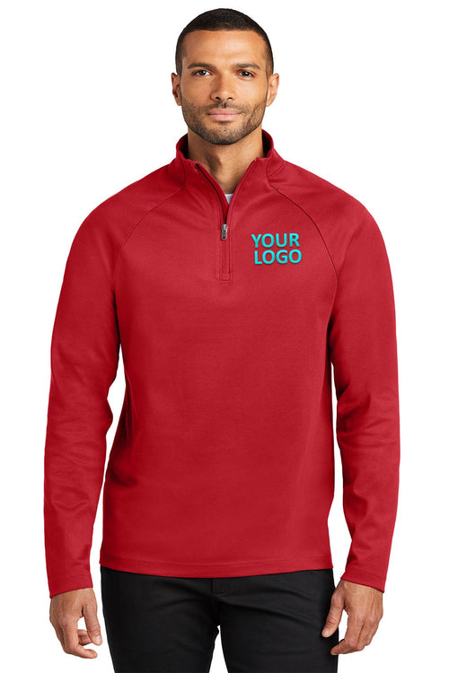Port Authority Ladies C-Free Cypress Custom 1/4-Zips, Rich Red