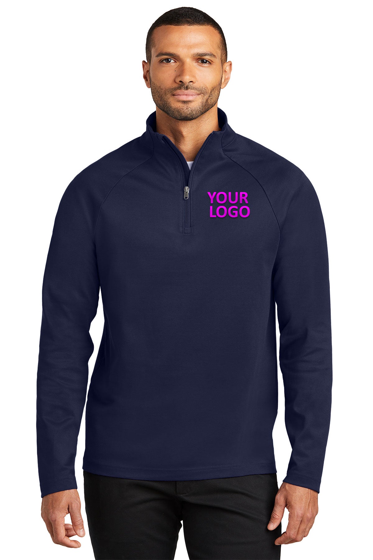 Port Authority C-Free Cypress Customized 1/4-Zips, True Navy