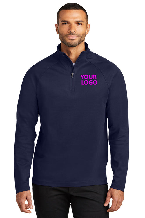 Port Authority Ladies C-Free Cypress Customized 1/4-Zips, True Navy