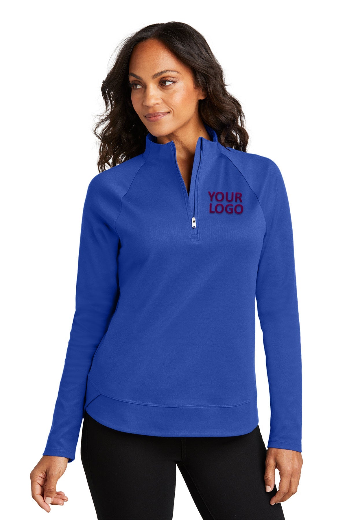 Port Authority Ladies C-Free Cypress Custom 1/4-Zips, True Royal