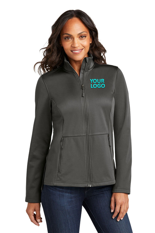 Port Authority Flexshell Customized Jackets, Grey Steel