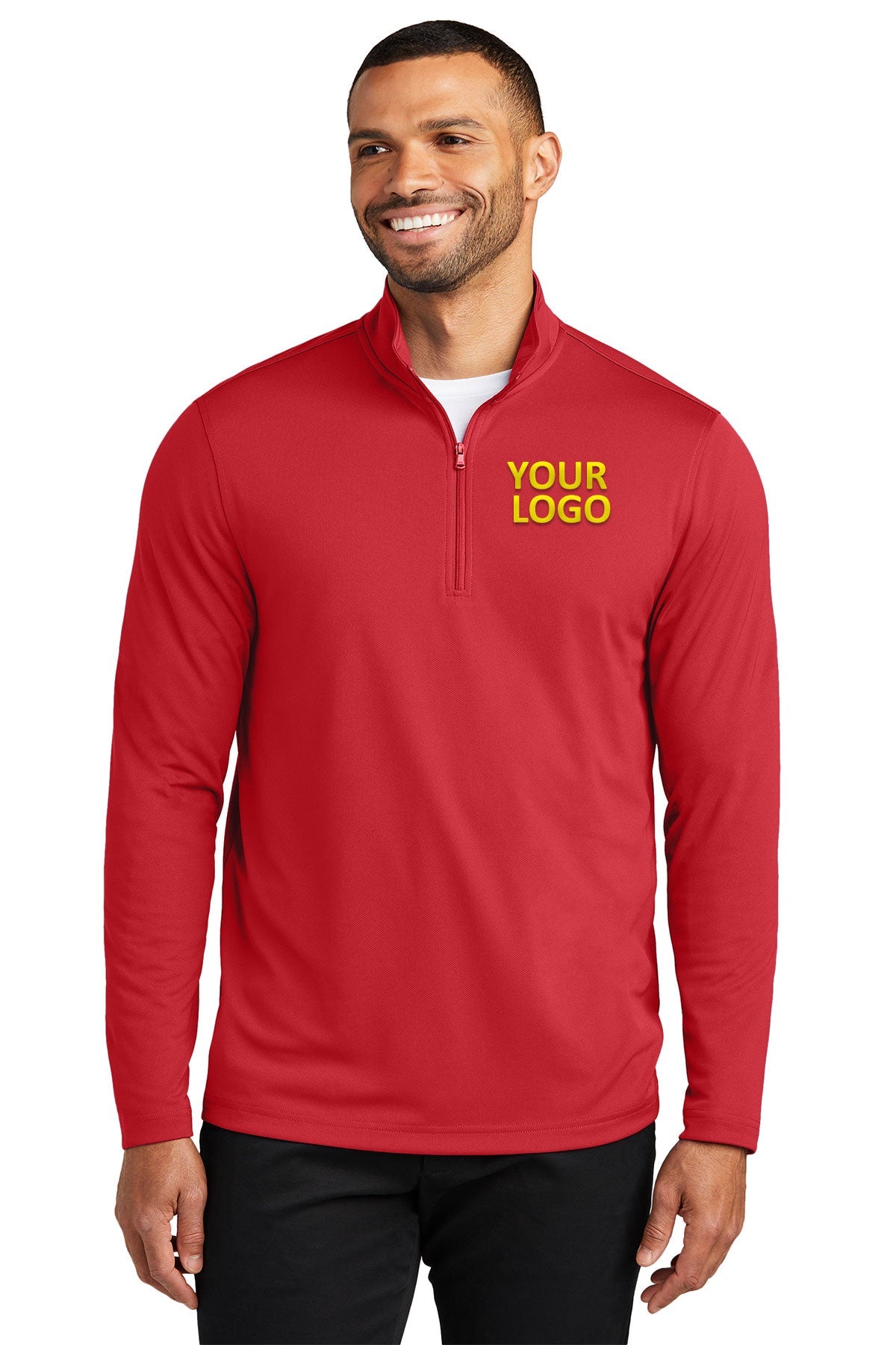 Port Authority Rich Red K112 company logo jackets