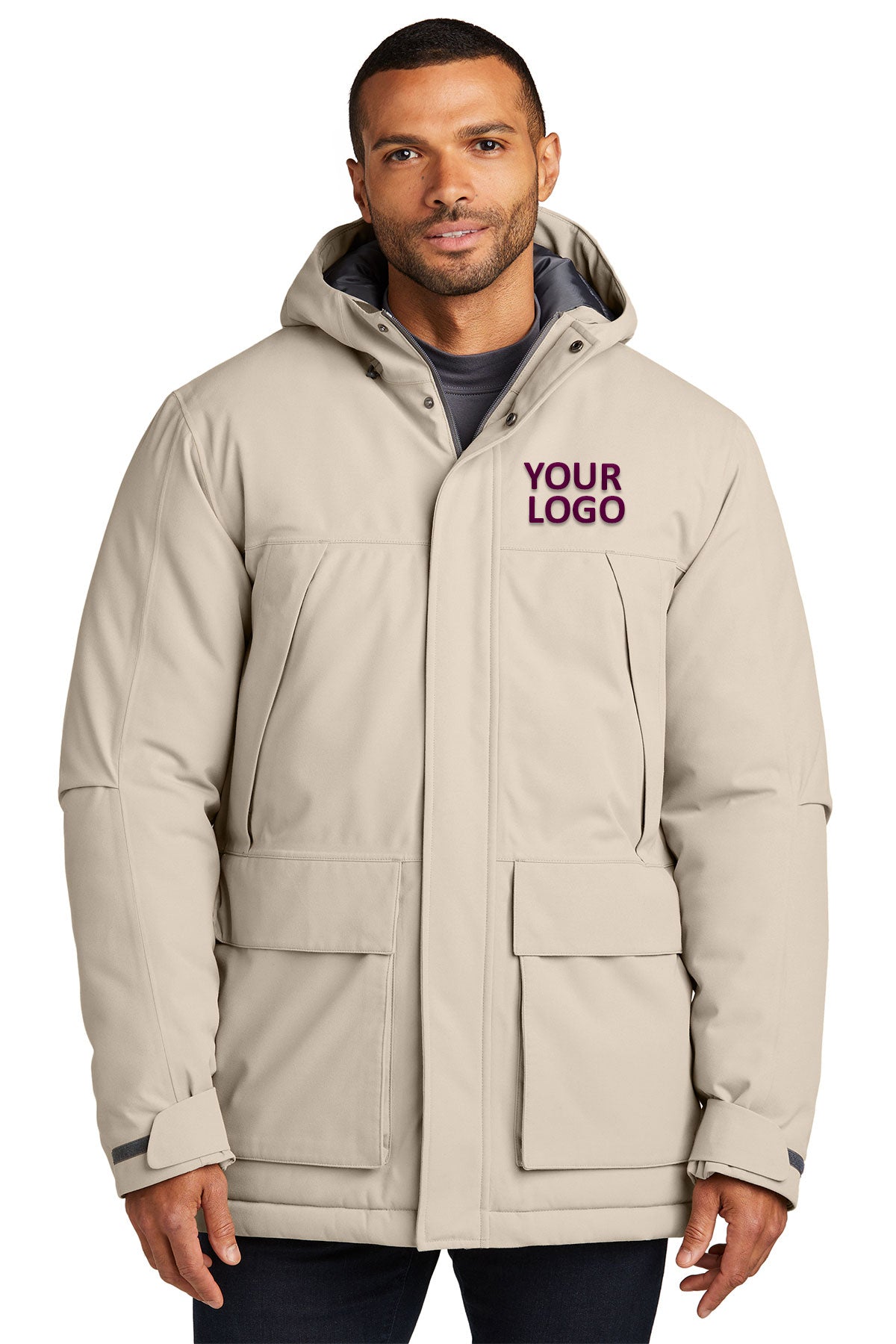 Port Authority Sahara J363 jacket company logo