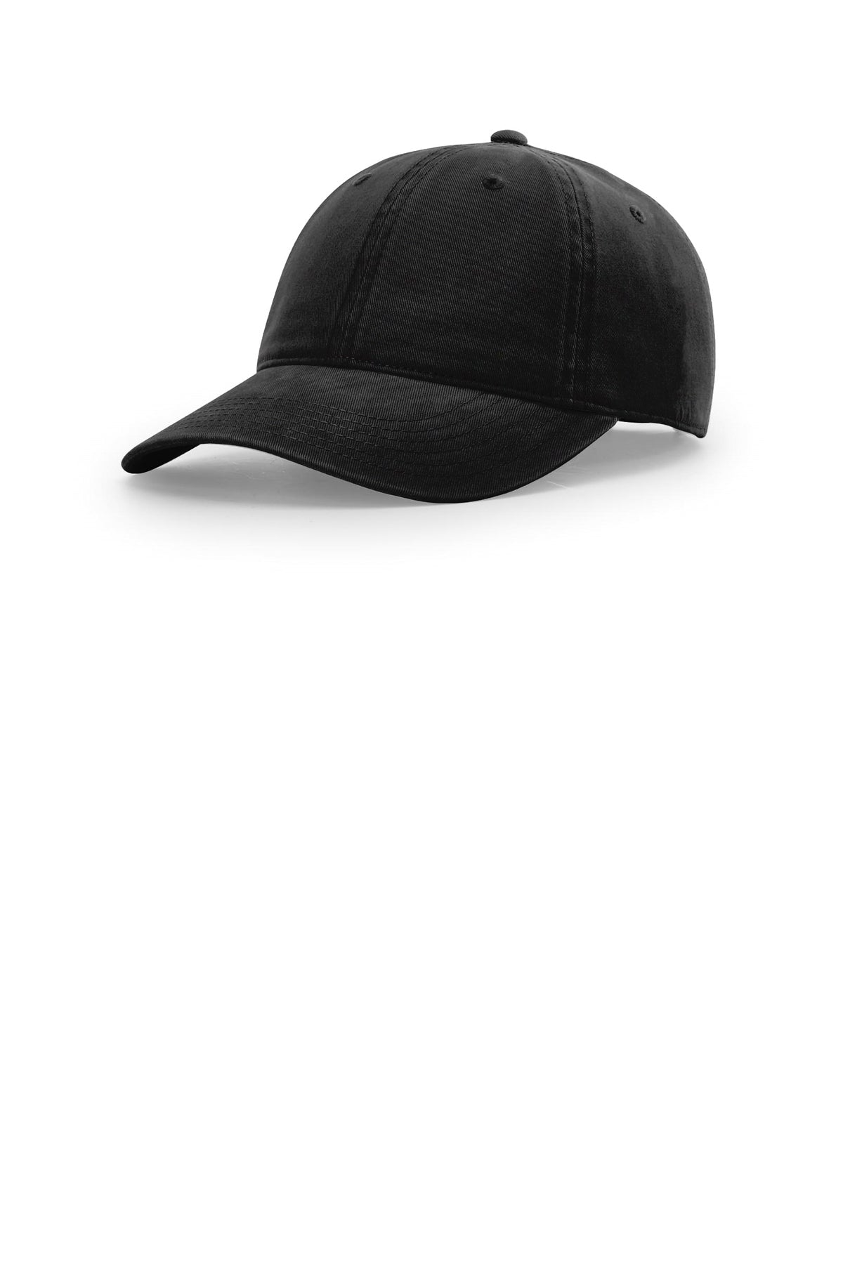 Richardson Custom Peached Cotton Twill, Black [Fire Solutions]