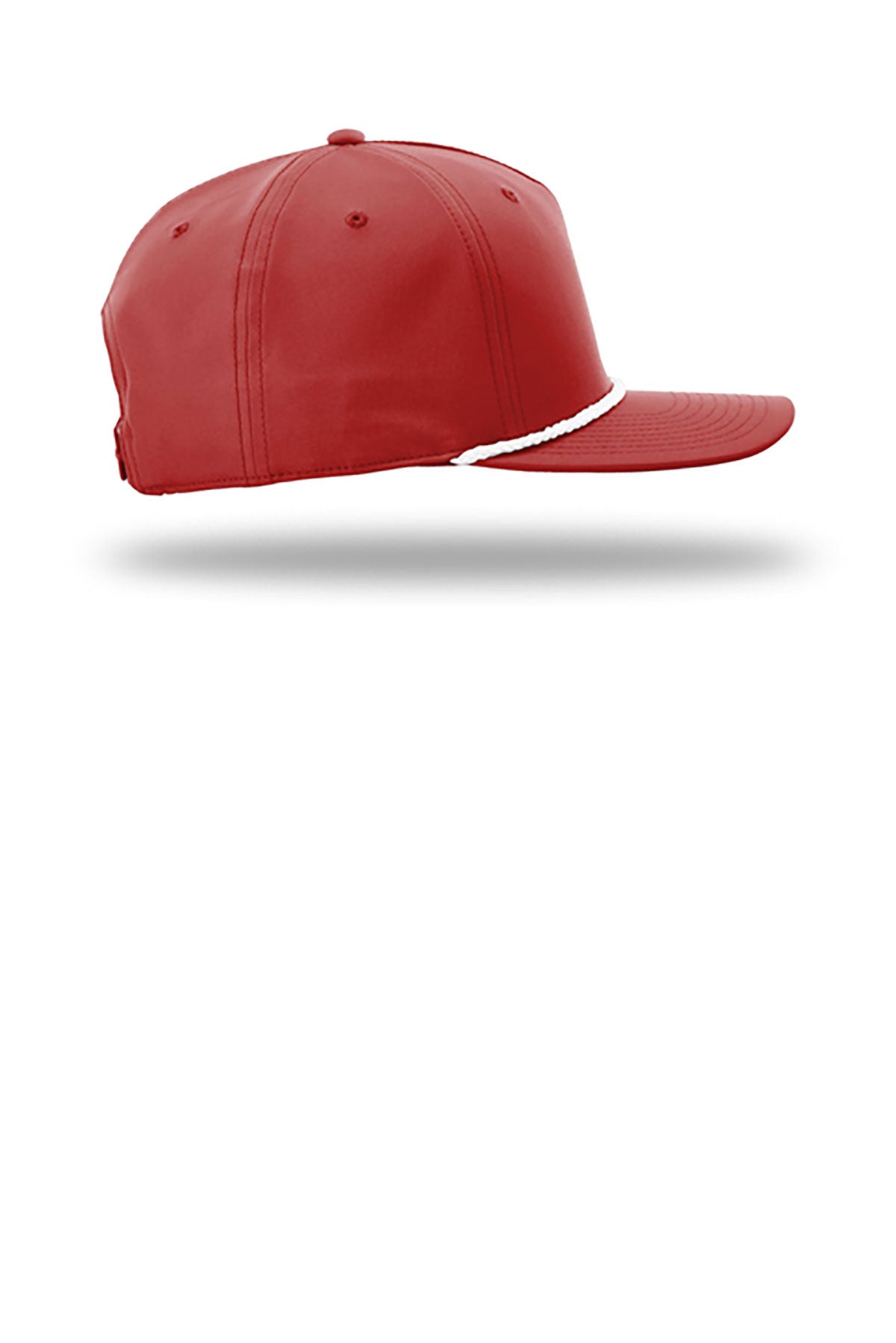 Richardson Custom 5-Panel Classic Rope Cap, Red/ White