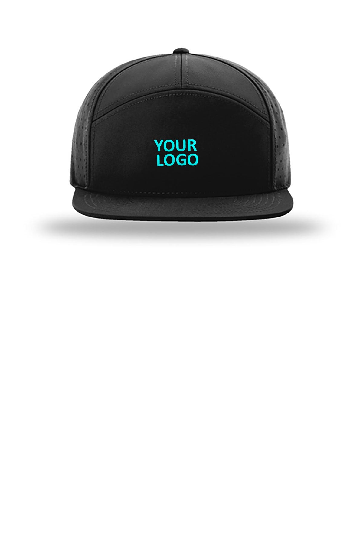 Richardson Cannon 7-Panel Custom Flatbill, Black