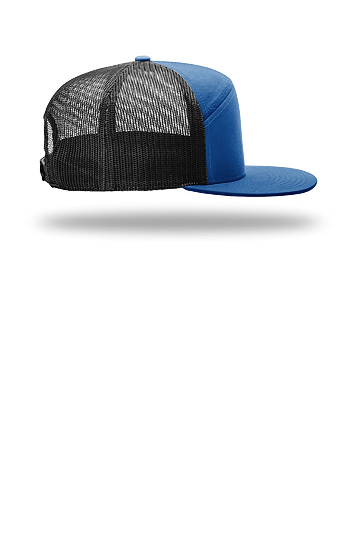 Richardson 7-Panel Custom Trucker, Royal/ Black