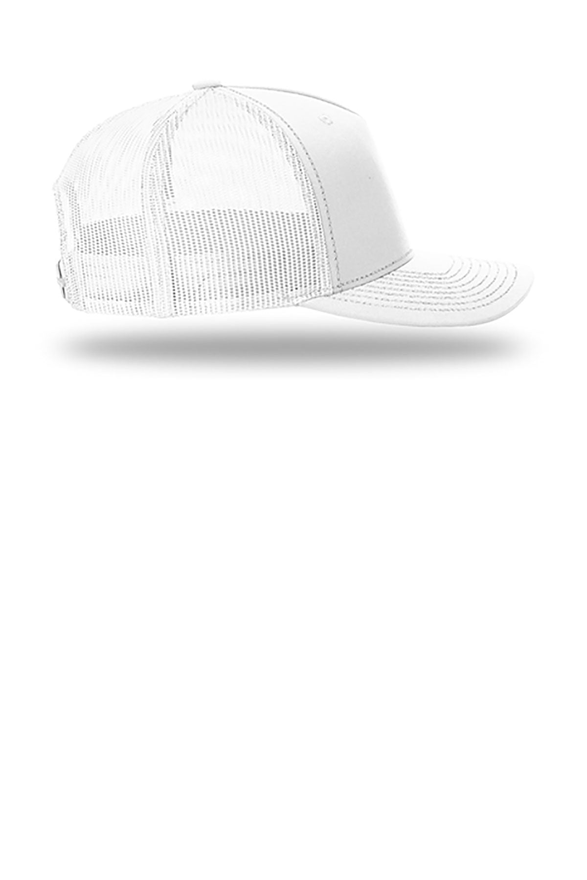 Richardson Five-Panel Custom Trucker, White