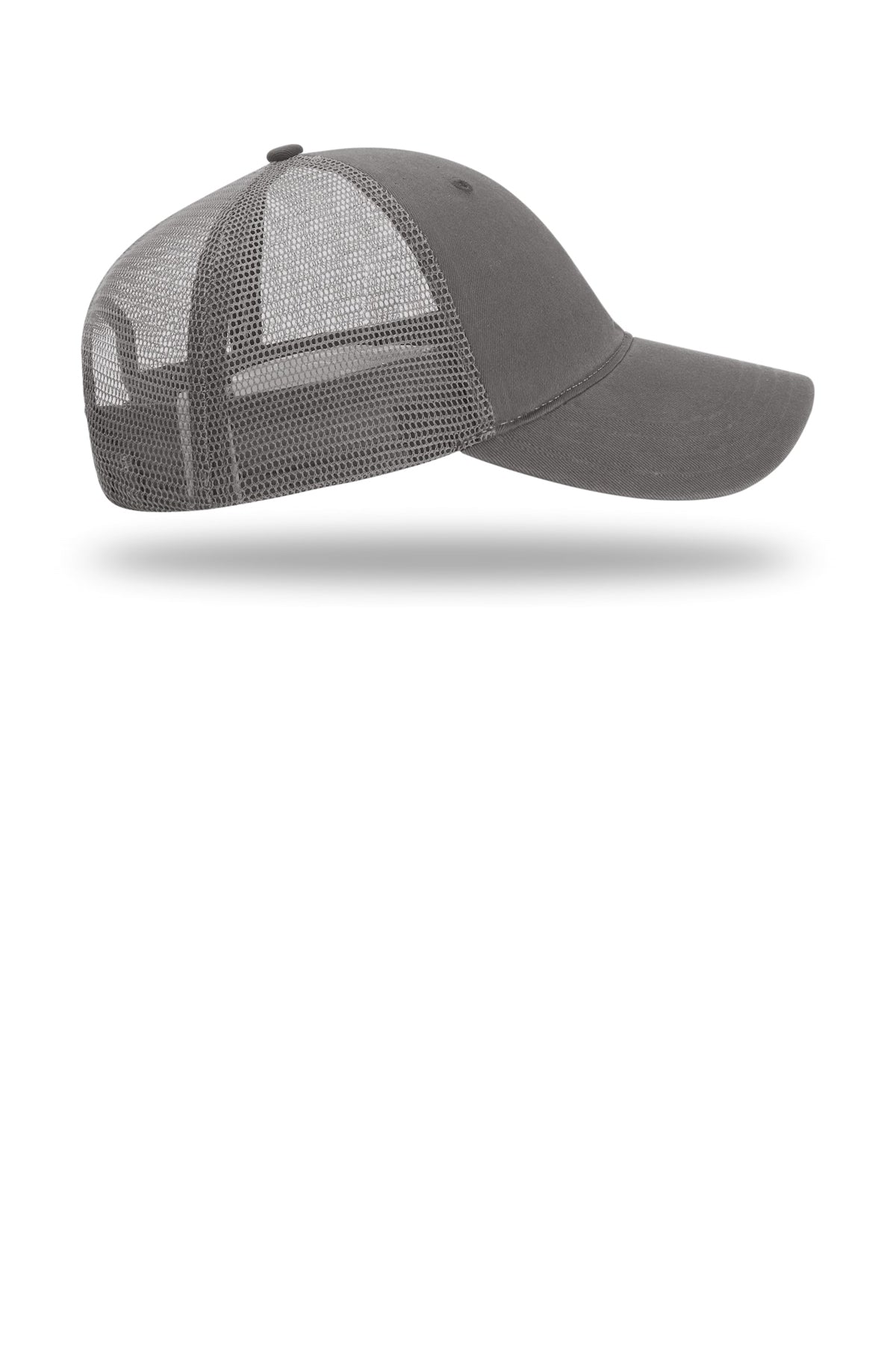 Richardson Garment Washed Custom Trucker, Charcoal