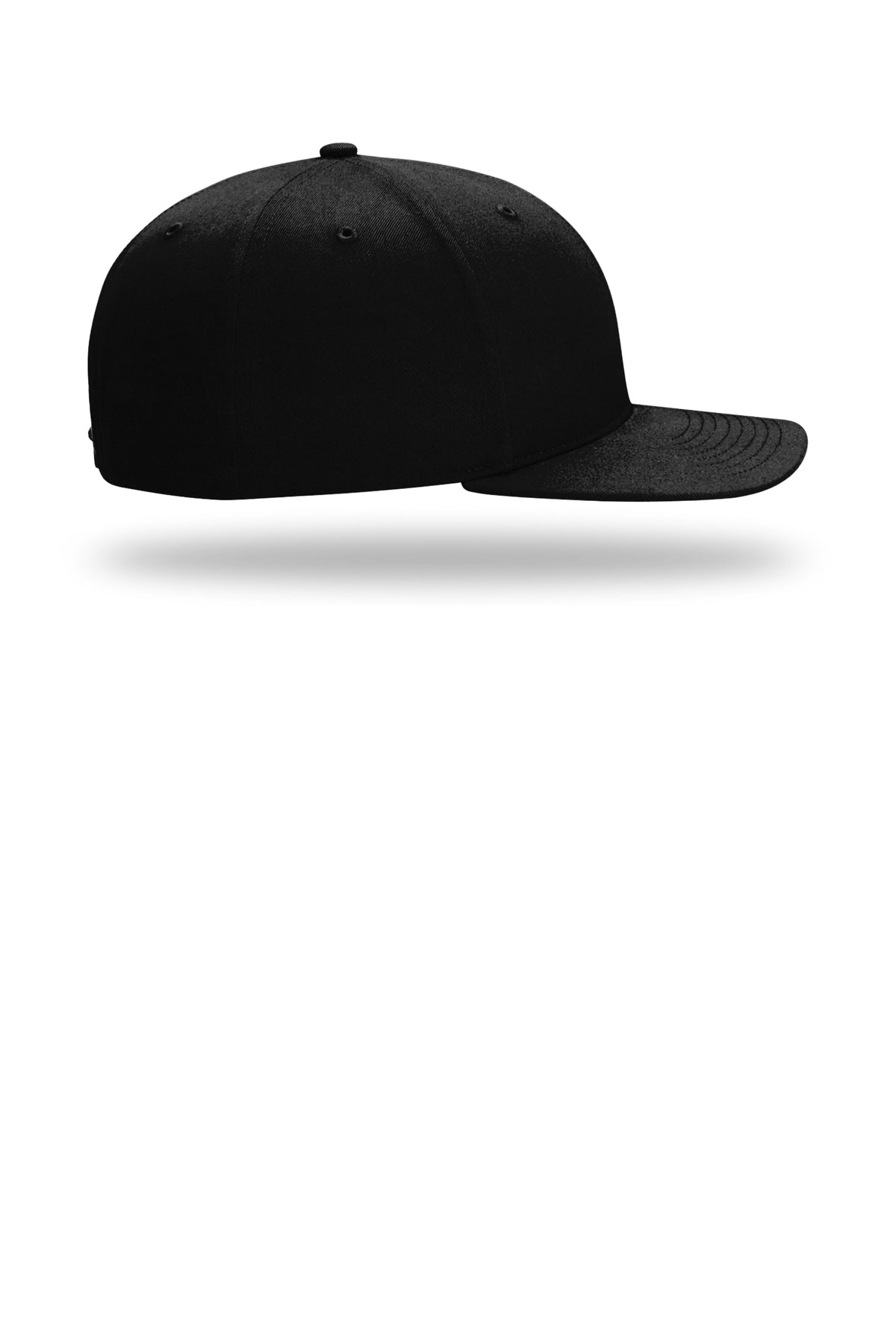 Richardson Solid Twill Custom Trucker, Black