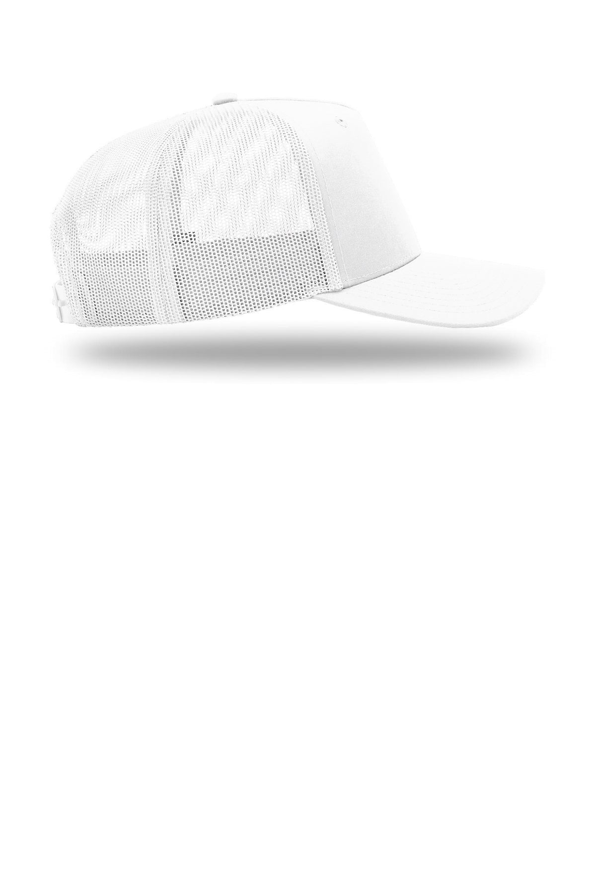 Richardson Five-Panel Champ Custom Trucker, White [ERES]