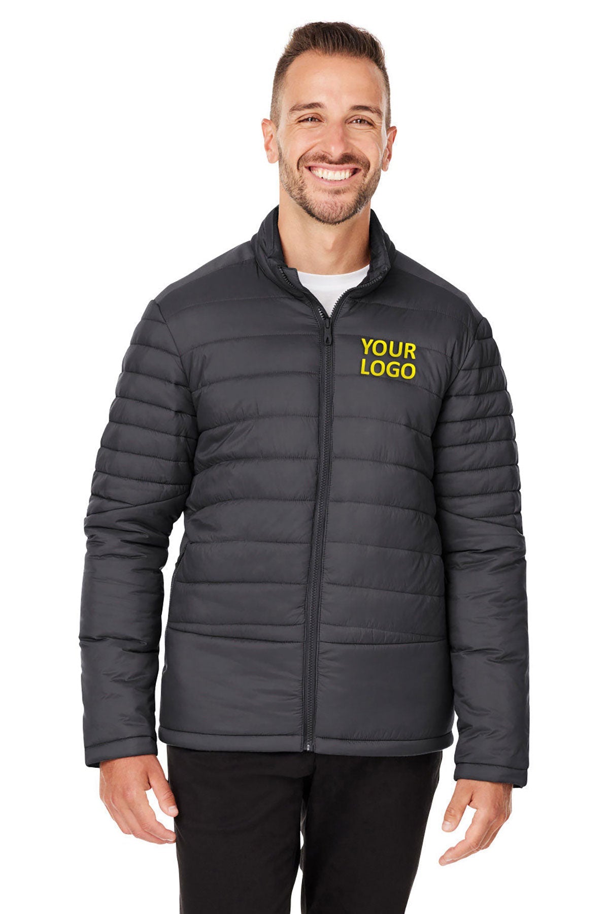 Custom Spyder Men's Challenger Jackets, Black