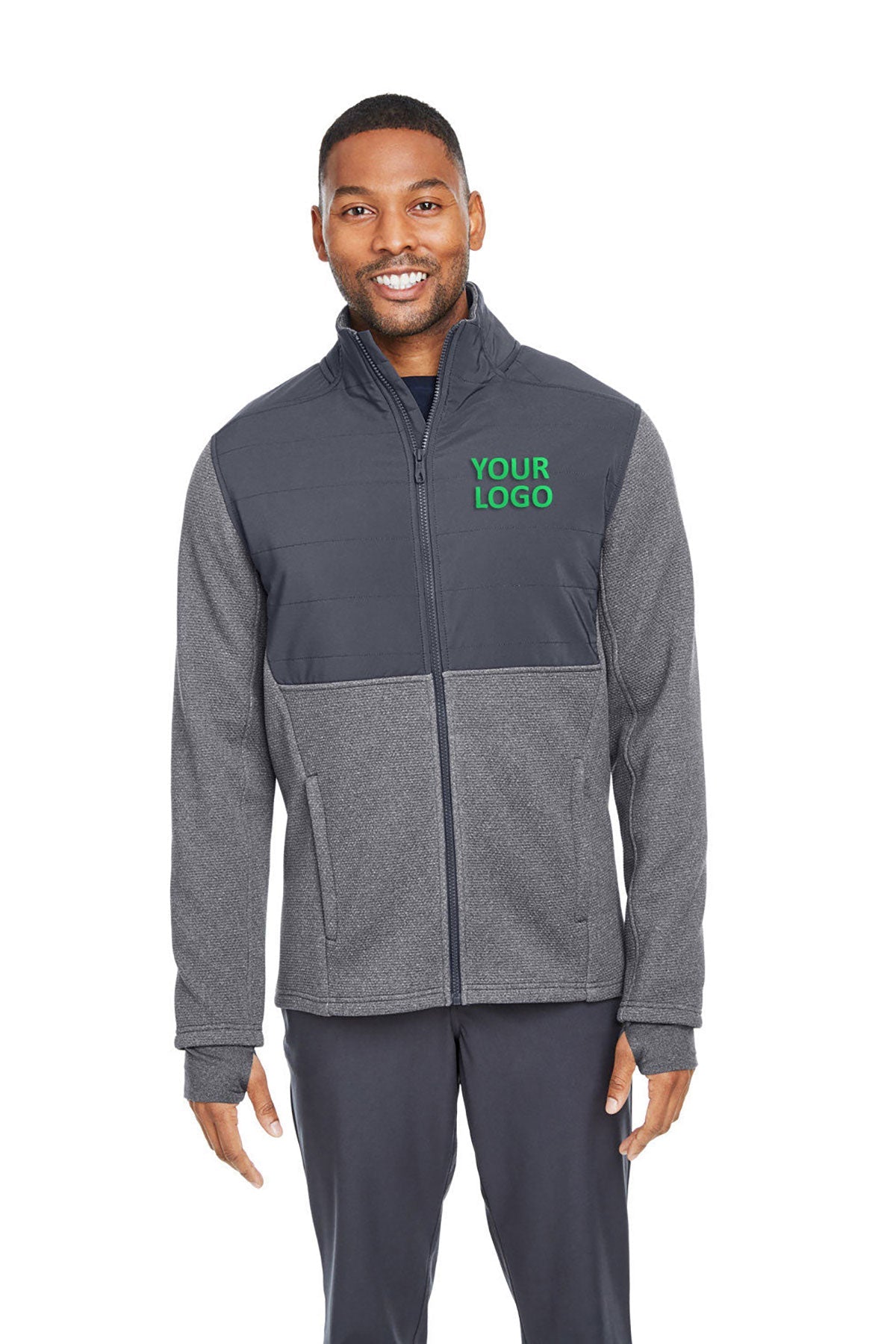 jackets with company logo Spyder BLACK HTHR POL S17298