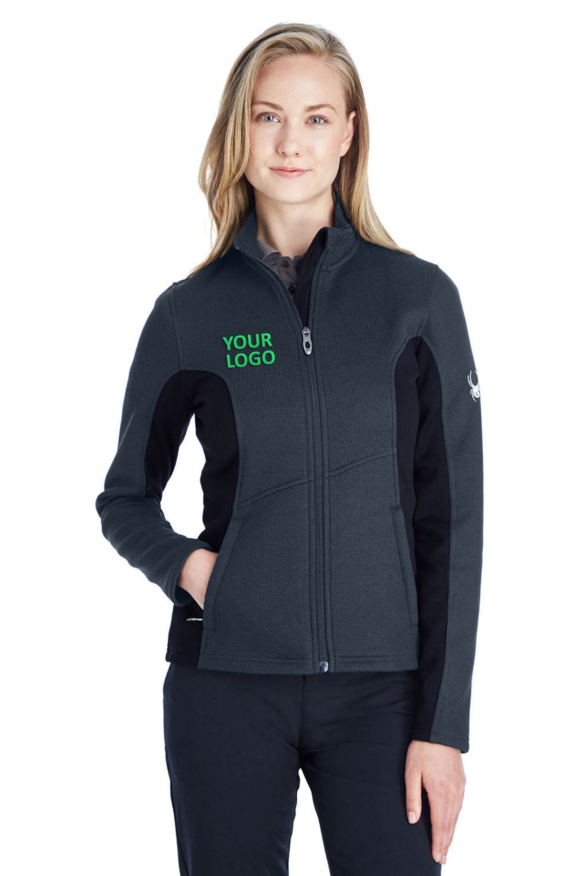 Spyder FRONTIER/ BLK/ WHITE 187335 business logo jackets