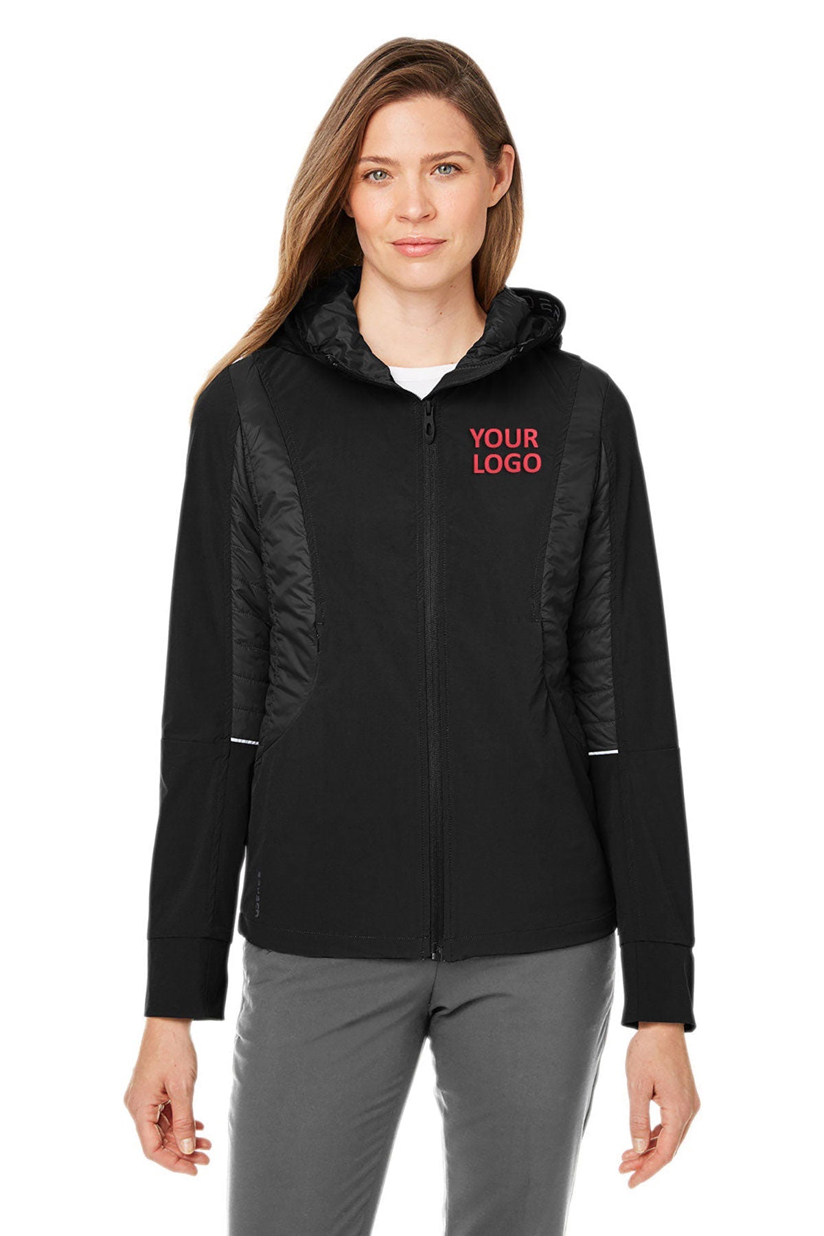 Custom Spyder Ladies' Powerglyde Jackets, Black