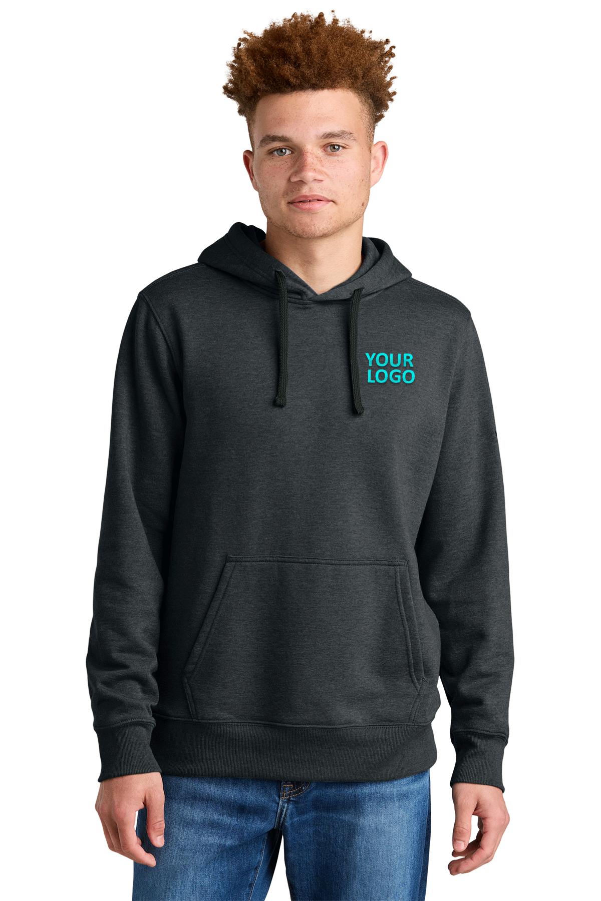 The North Face Black Heather NF0A8AU0 custom sweatshirts with logo