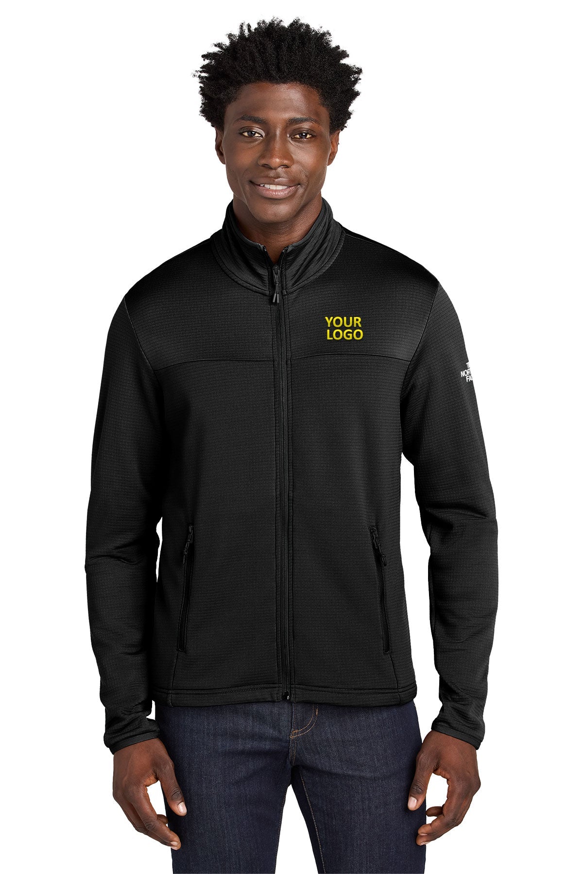 The North Face TNF Black NF0A8ENK custom logo jackets