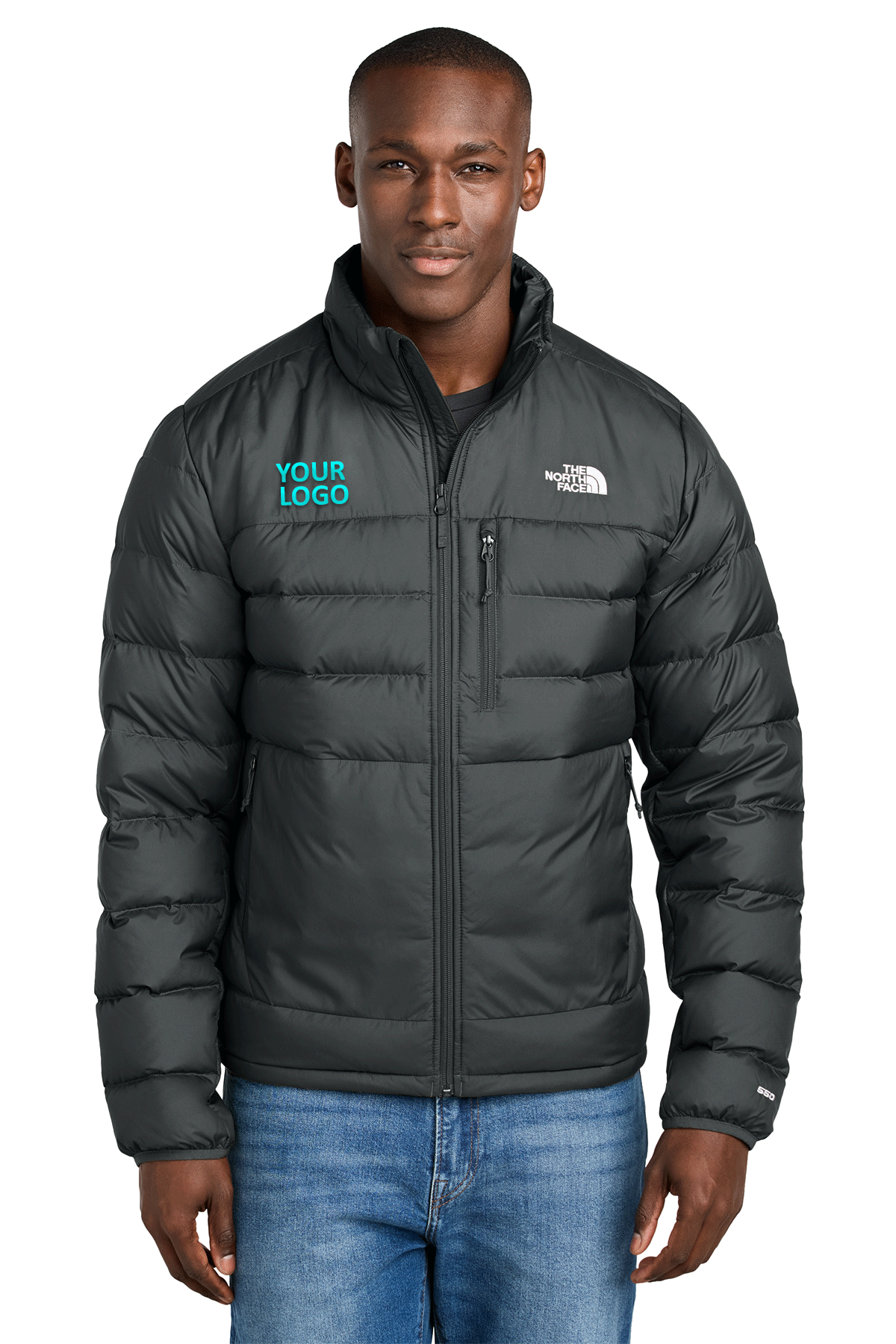 The North Face Black NF0A7V4F company jackets with logo