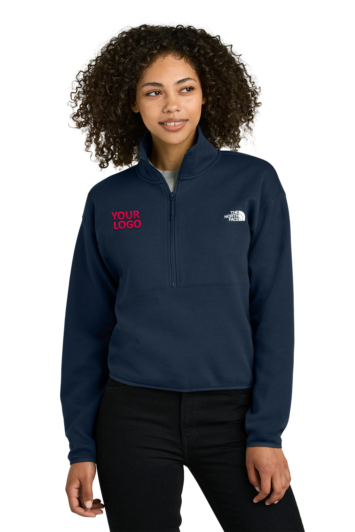 The North Face Summit Navy NF0A8C5H custom sweatshirts with logo