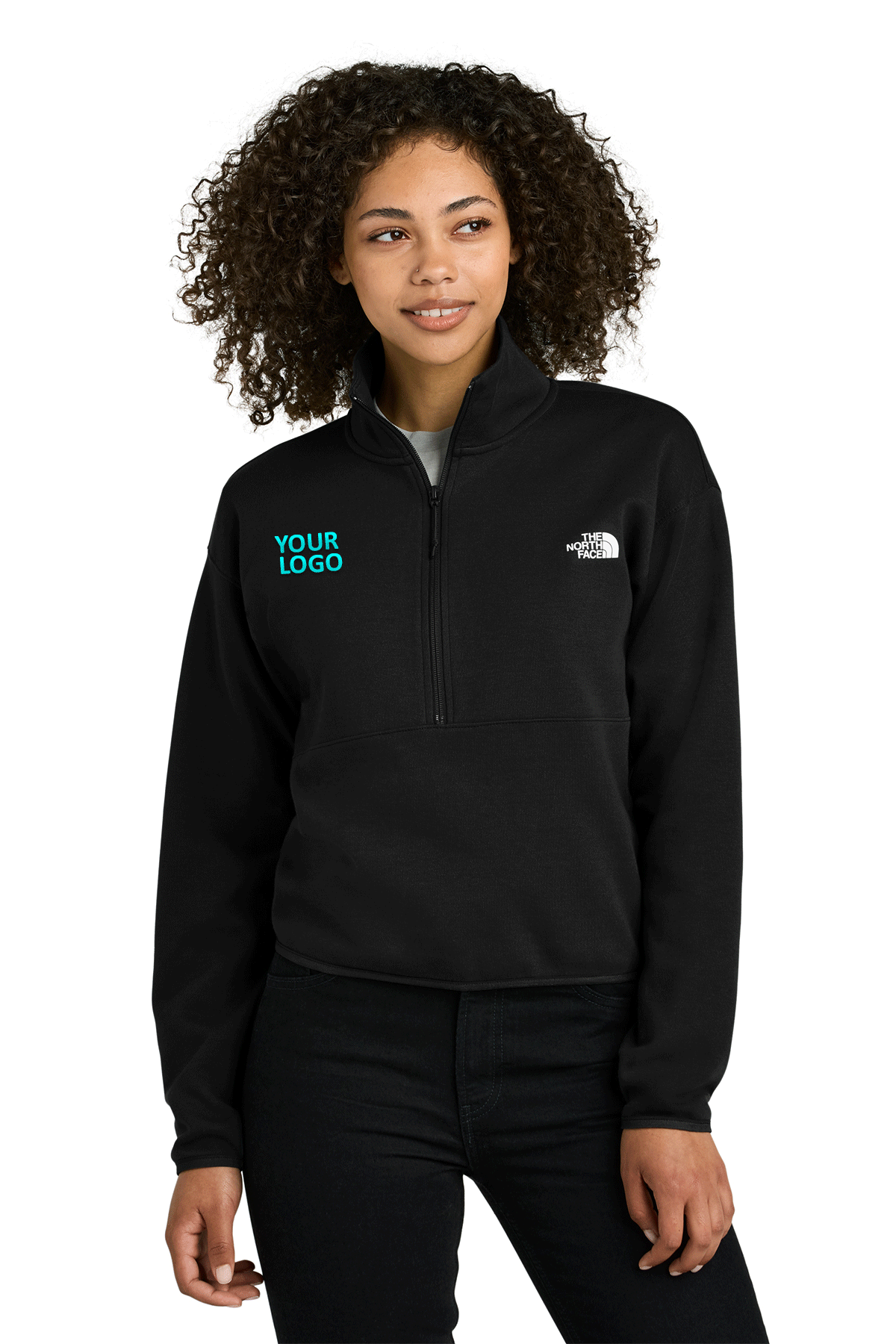 The North Face Black NF0A8C5H custom logo sweatshirts