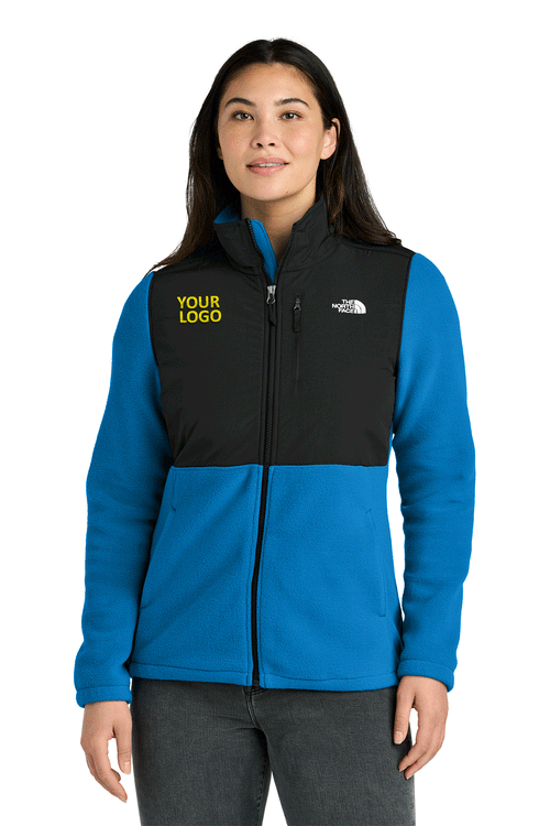 The North Face Highest Peak Full-Zip Fleece Custom Jackets, Hero Blue
