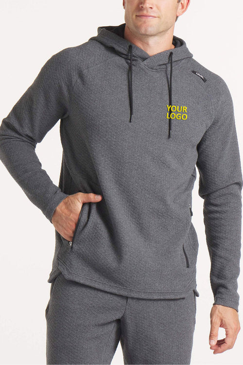 UNRL Womens Elevation Custom Hoodies, Charcoal