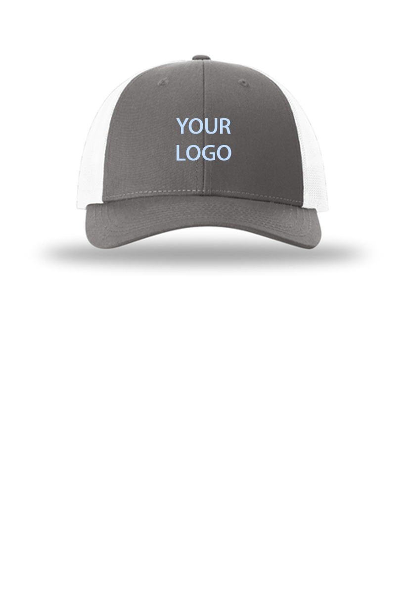 Richardson Low Pro Custom Trucker, Charcoal/ White [Osage LLC]