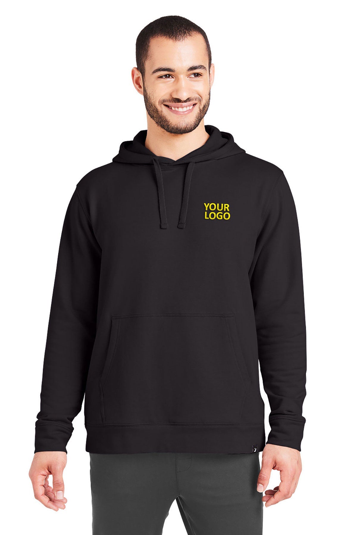 Glyder Black MDP1652 custom sweatshirts with logo