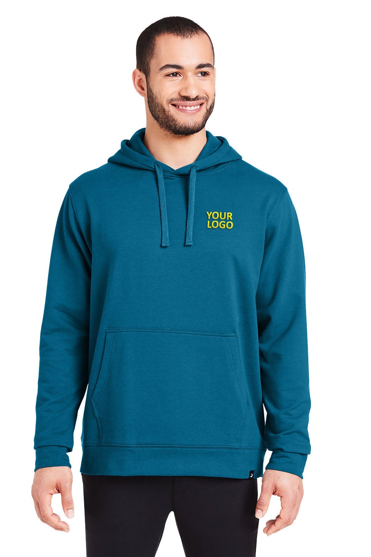Glyder Moroccan Blue MDP1652 custom logo sweatshirts