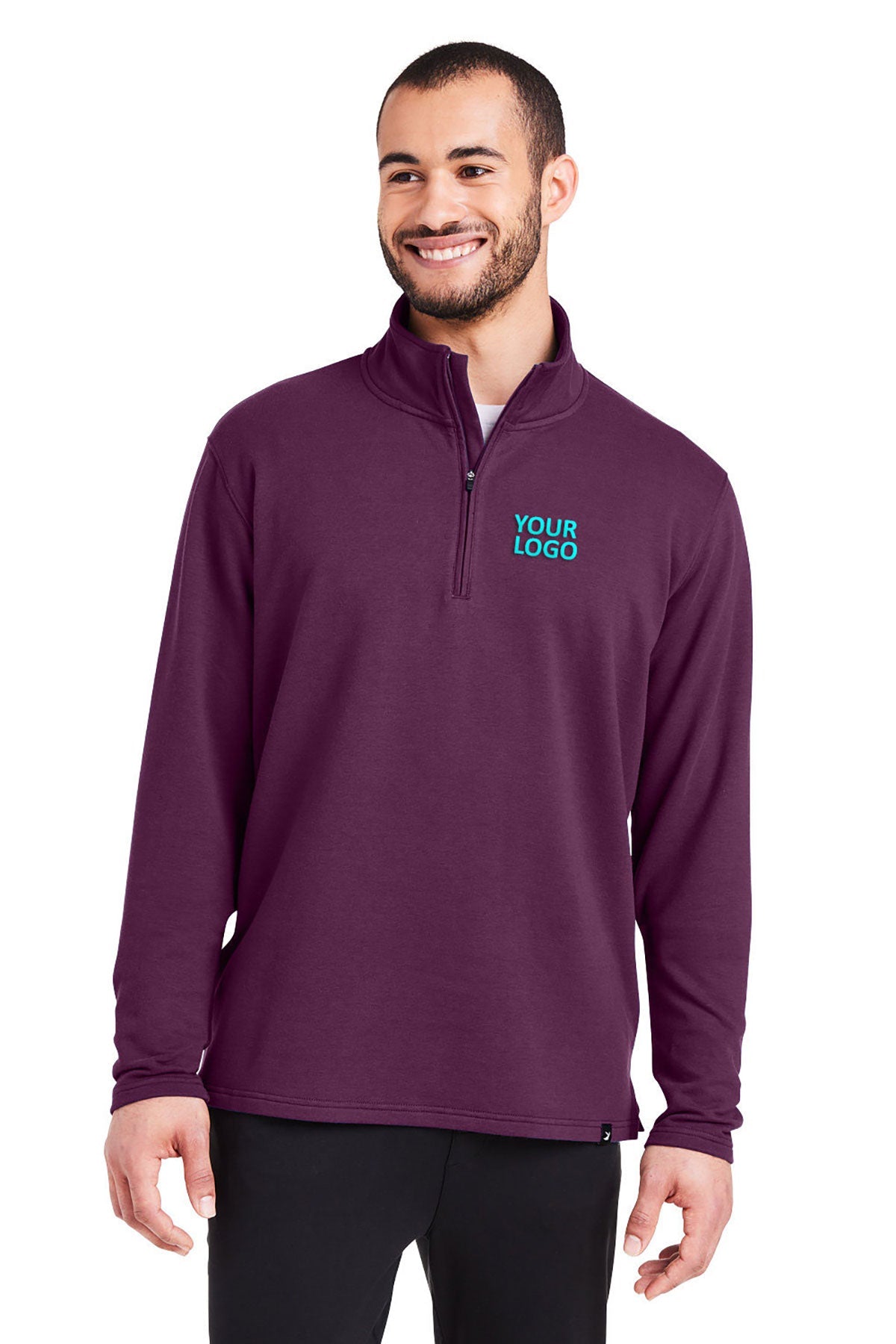 Glyder Mulberry MDP1733 custom logo sweatshirts embroidered