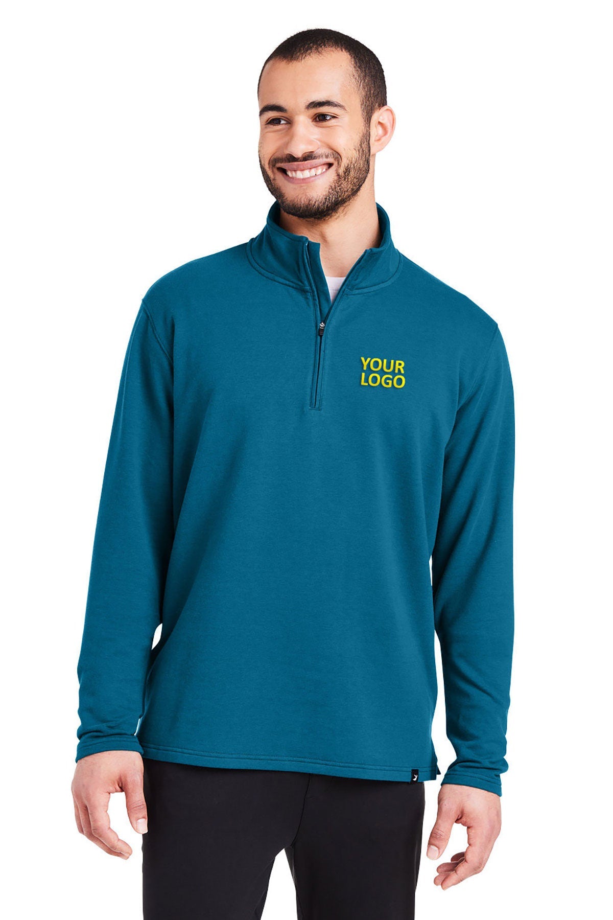 Glyder Moroccan Blue MDP1733 custom logo sweatshirts