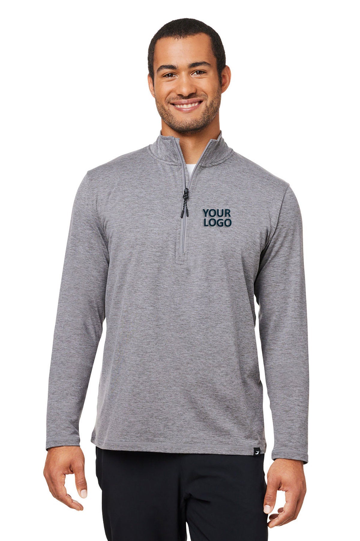Glyder Ash Grey Marble MDP1772 custom dri fit sweatshirts