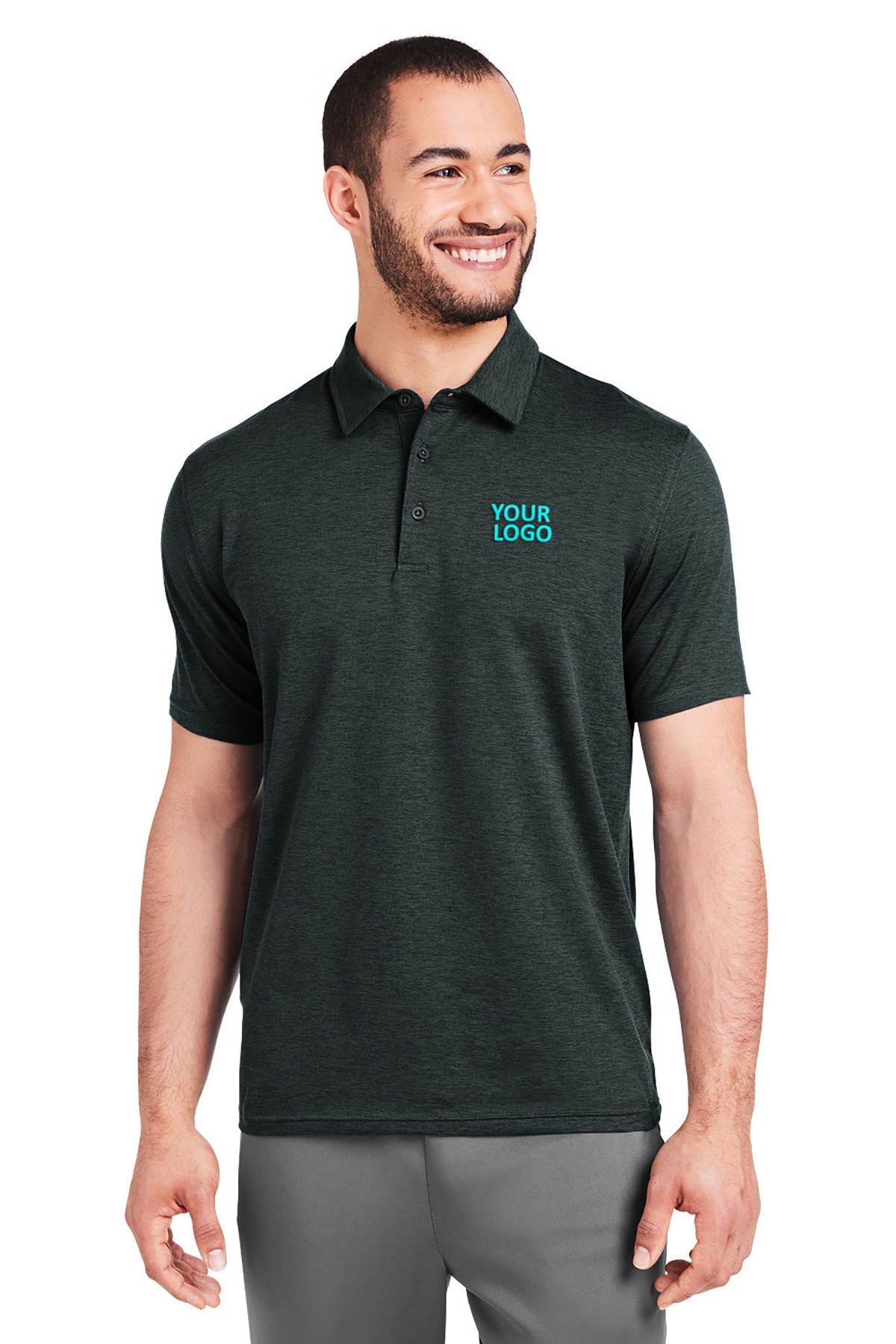Glyder Black MDP1799 custom polo shirts with logo