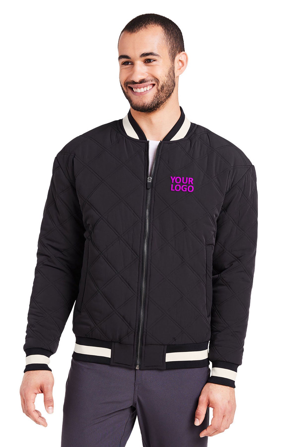 Glyder Unisex Varsity Custom Jackets, Black