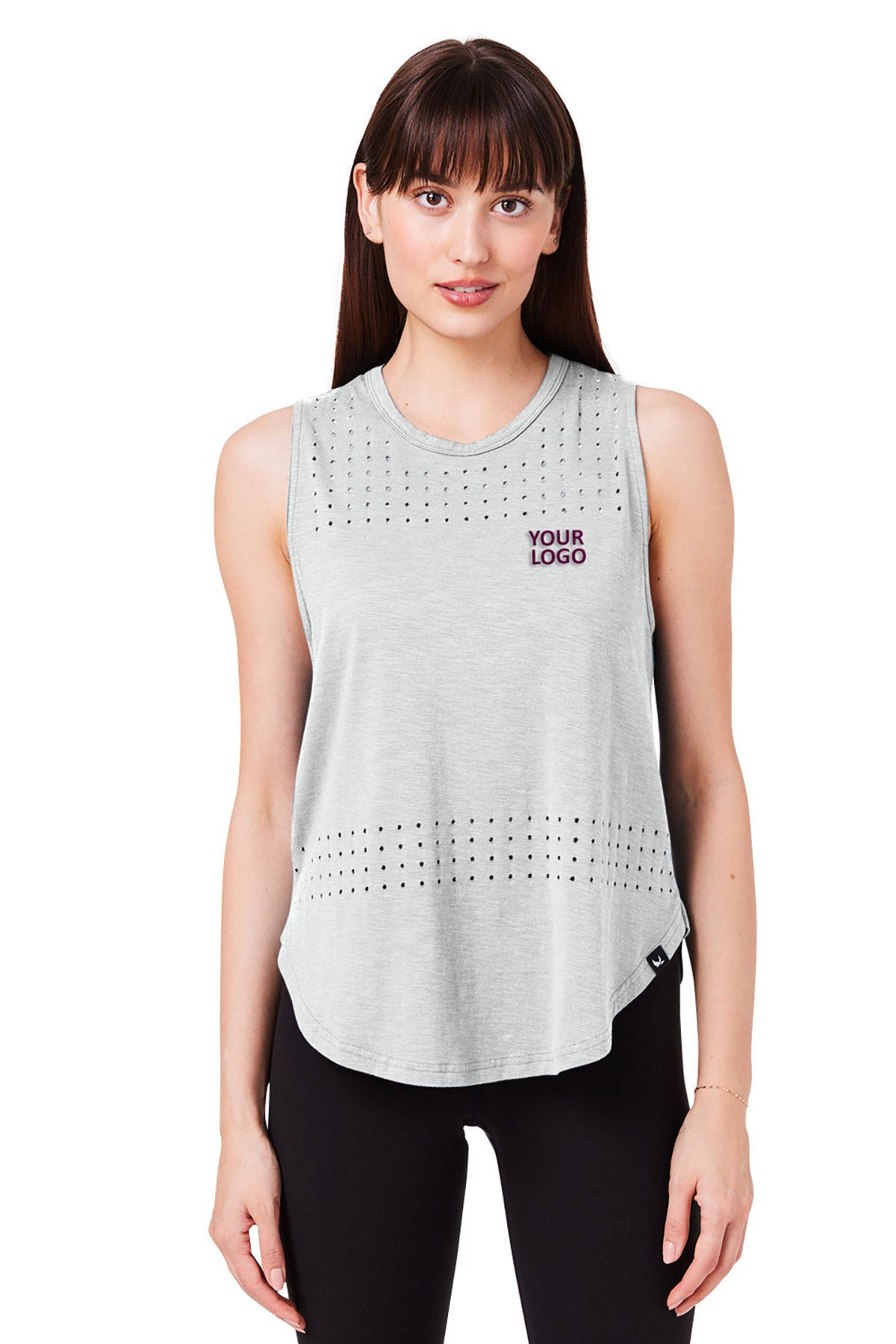 Glyder Ladies Lumasof Mood Custom Tanks, Ash Grey