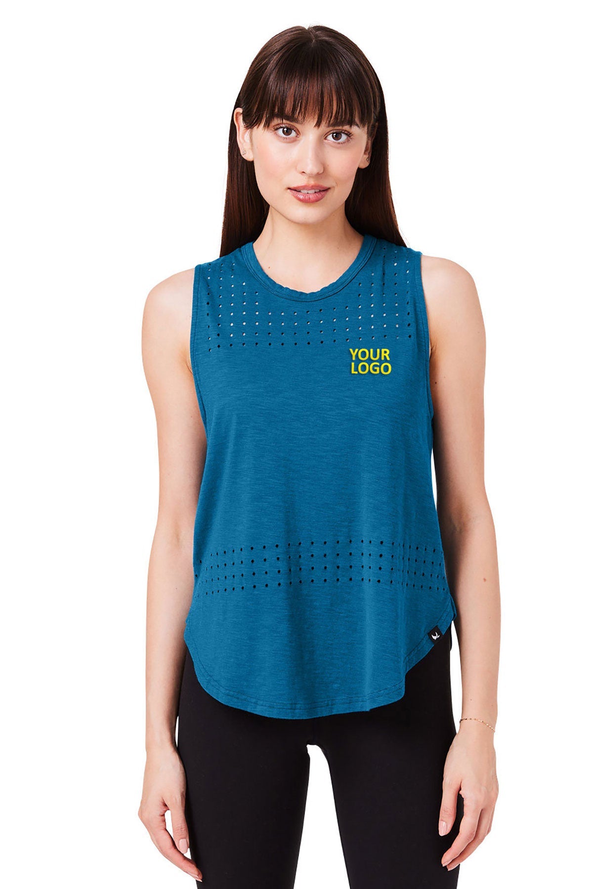 Glyder Ladies Lumasof Mood Custom Tanks, Moroccan Blue