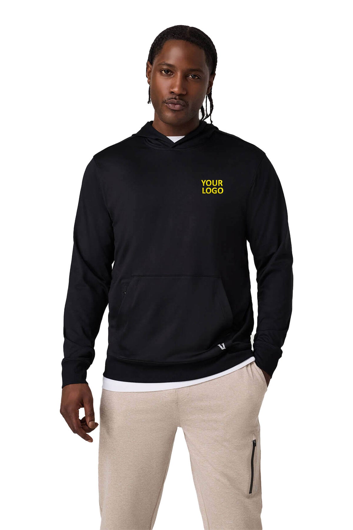 Vuori Men's 2.0 Custom Sunday Hoodies, Black