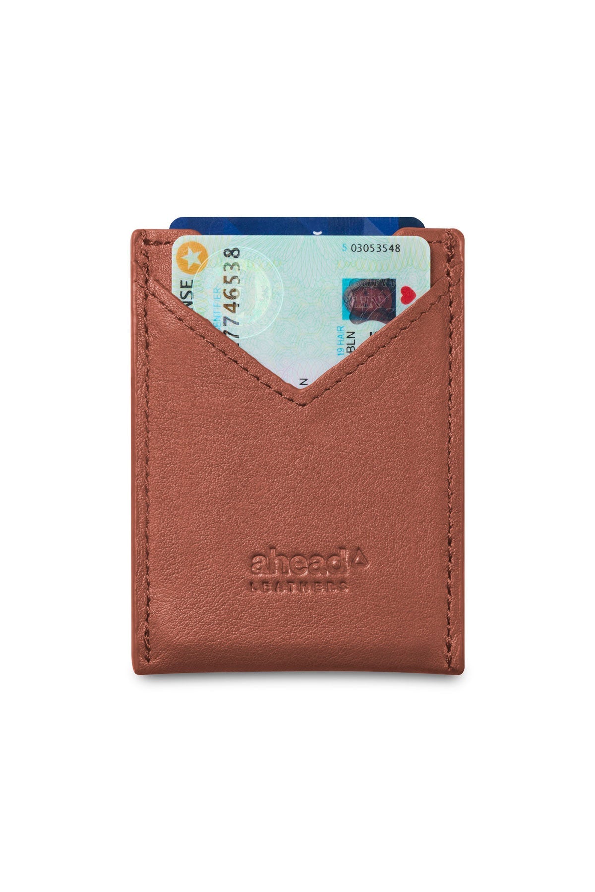 Ahead Custom Credit Card Holder, Brown