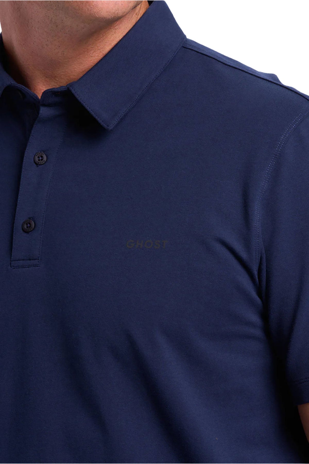 Ghost Golf Custom Polos, Navy [CEI Consulting]