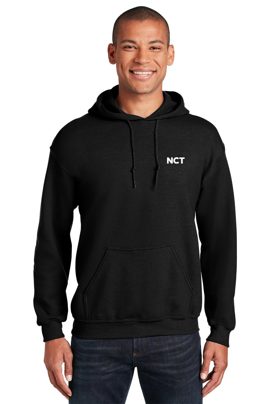 Gildan Heavy Blend Hooded Sweatshirt, Black [NCT]