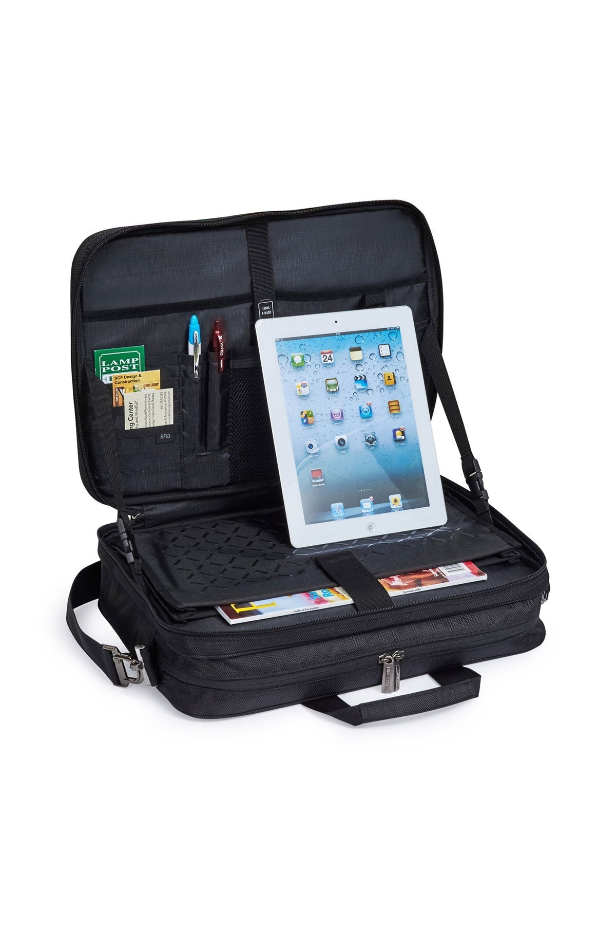 Travis & Wells Transit Laptop Custom Portfolio, Black [Eastside Vocational Services, Inc.]