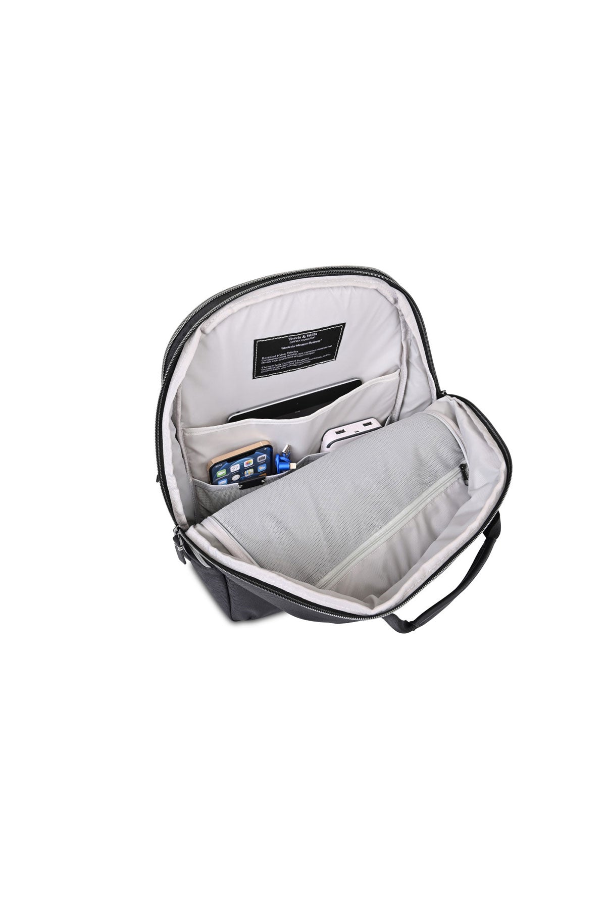 Travis & Wells Lennox Laptop Custom Backpack, Black